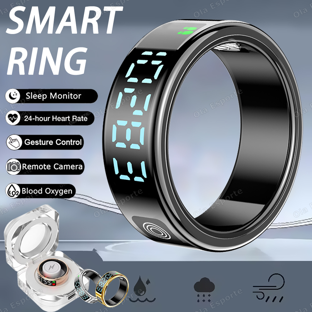 Smart Ring Health - Anillo inteligente SR08 con caja de
