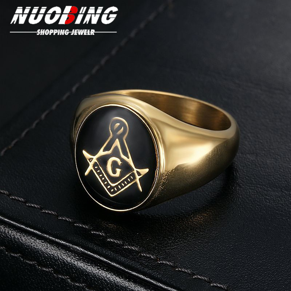 Digital Alarm Clock - Anillo masónico de acero inoxidable 316L