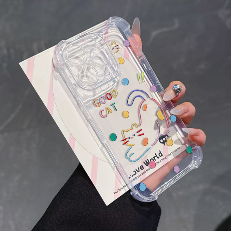 Vivo Y28 - Funda Divertida con Dibujos Animados Coloridos