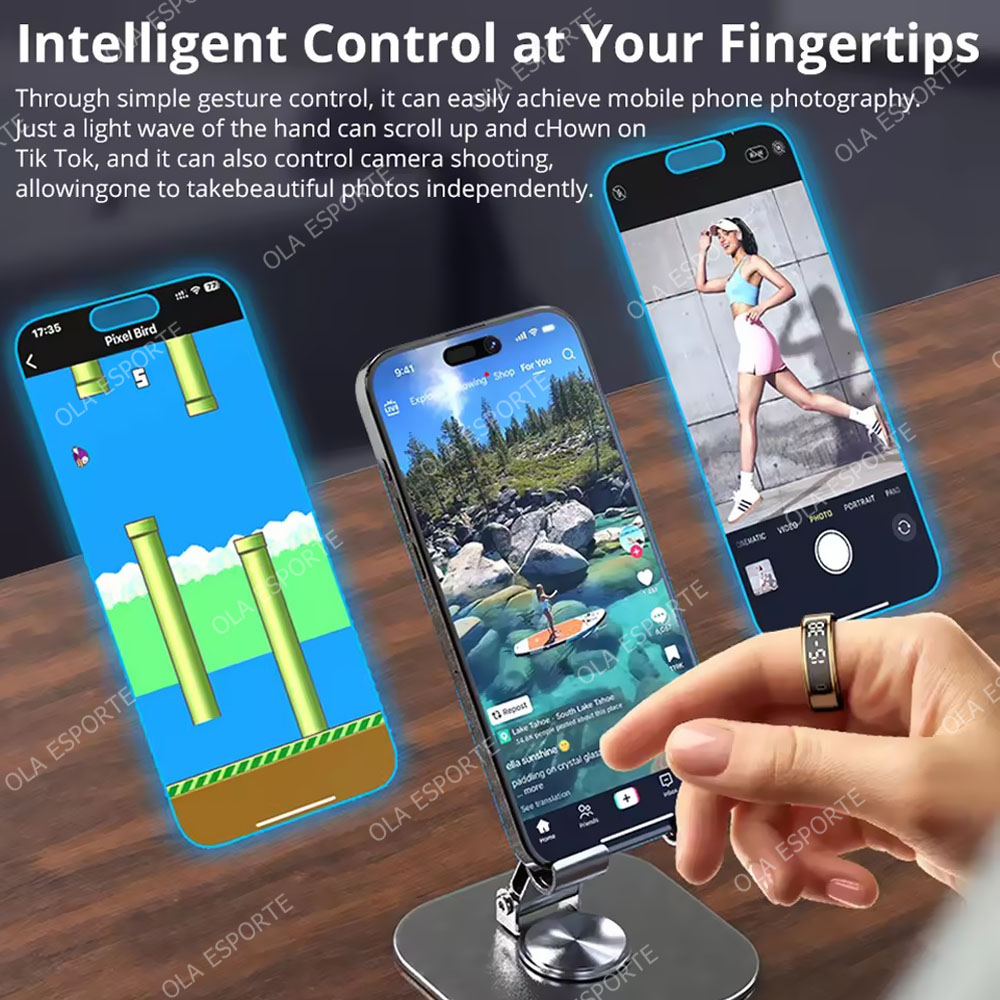 Anillo inteligente R13 con pan - Smart Ring Health reseña y precio