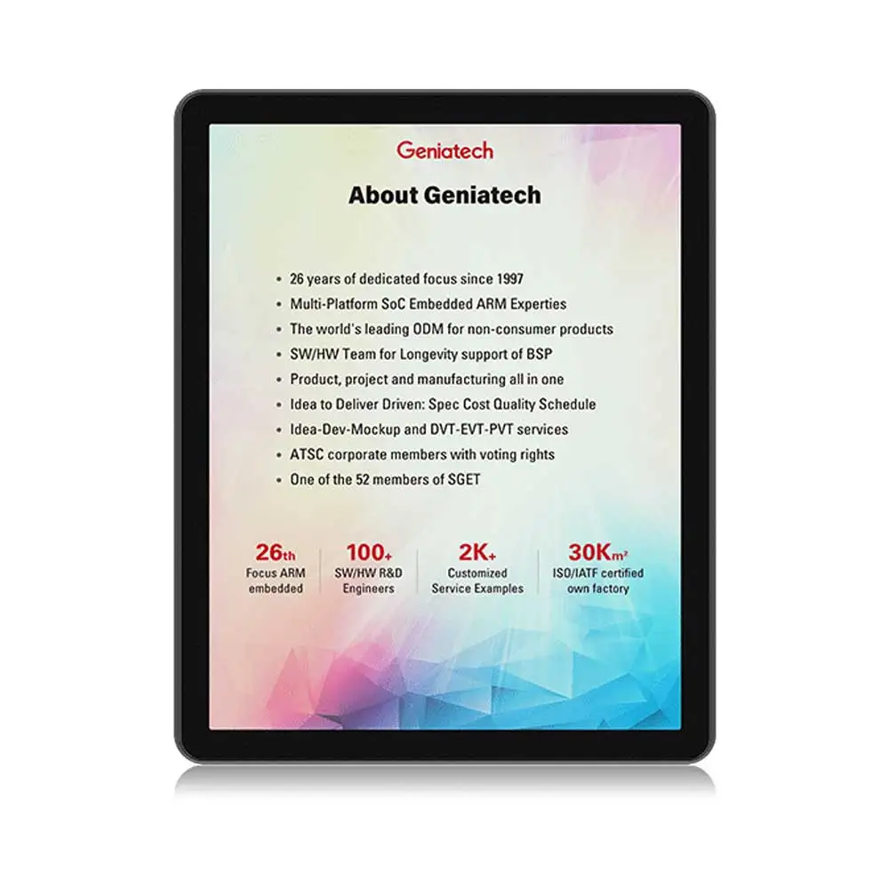 Lector Electrónico Geniatech a - E-Ink Tablet Reader reseña y precio