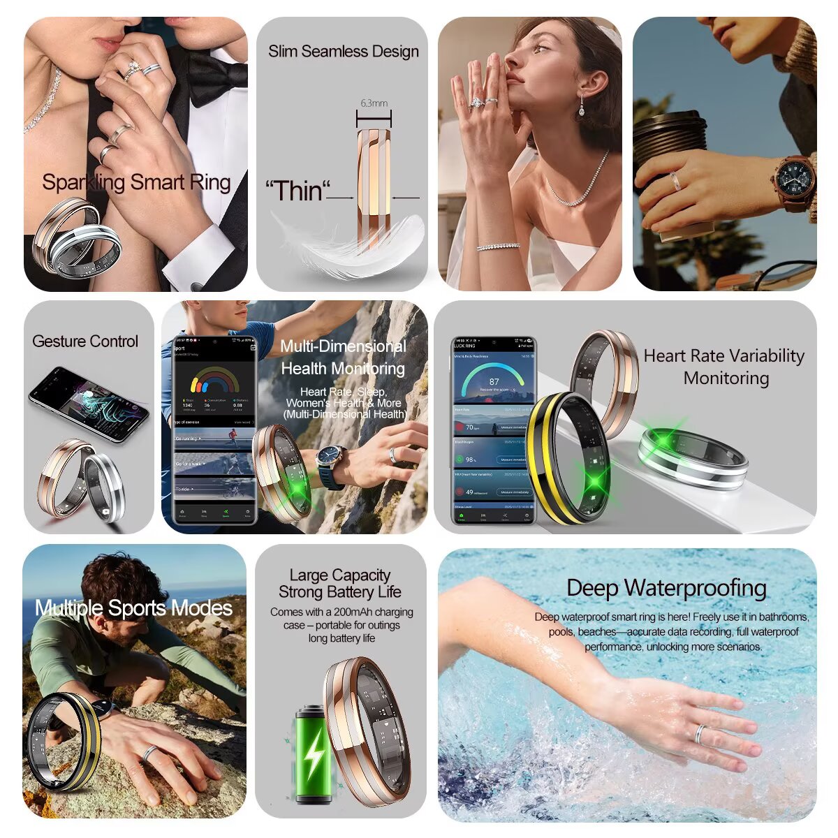 Anillo Inteligente 2026 para H - Smart Ring Health reseña y precio