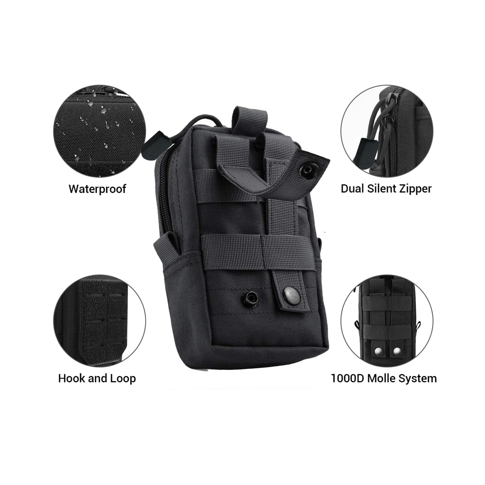 Bolsa táctica Molle, riñonera  - Electronics And Gadgets reseña y precio