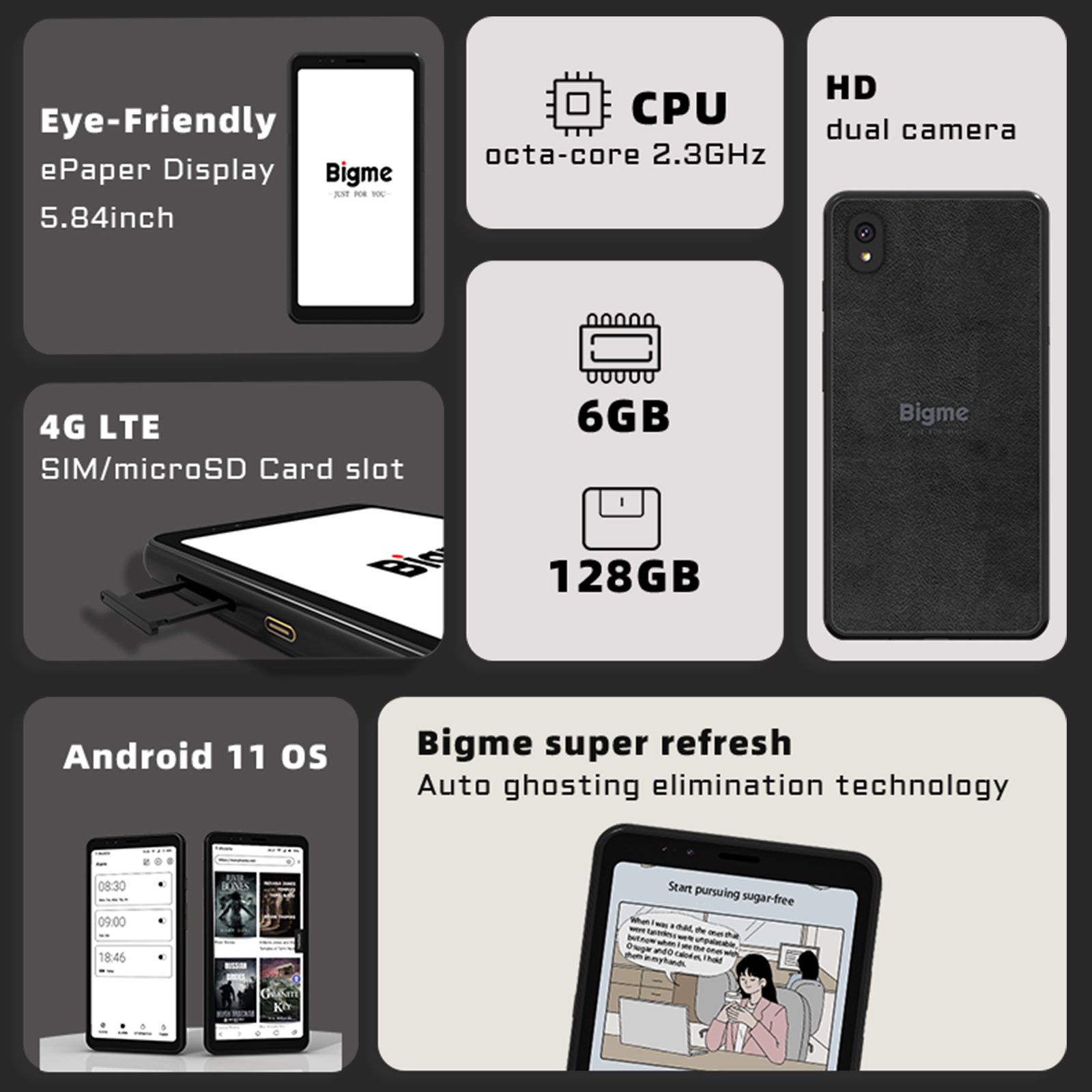 Lector de libros electrónicos  - E-Ink Tablet Reader reseña y precio