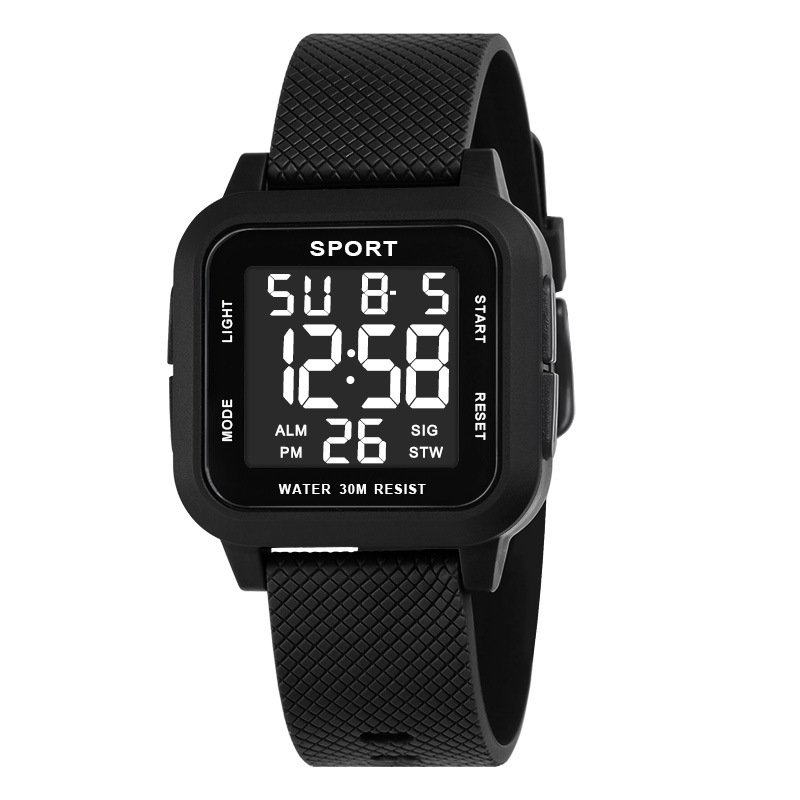 Reloj Deportivo Negro para Hom - Digital Alarm Clock reseña y precio