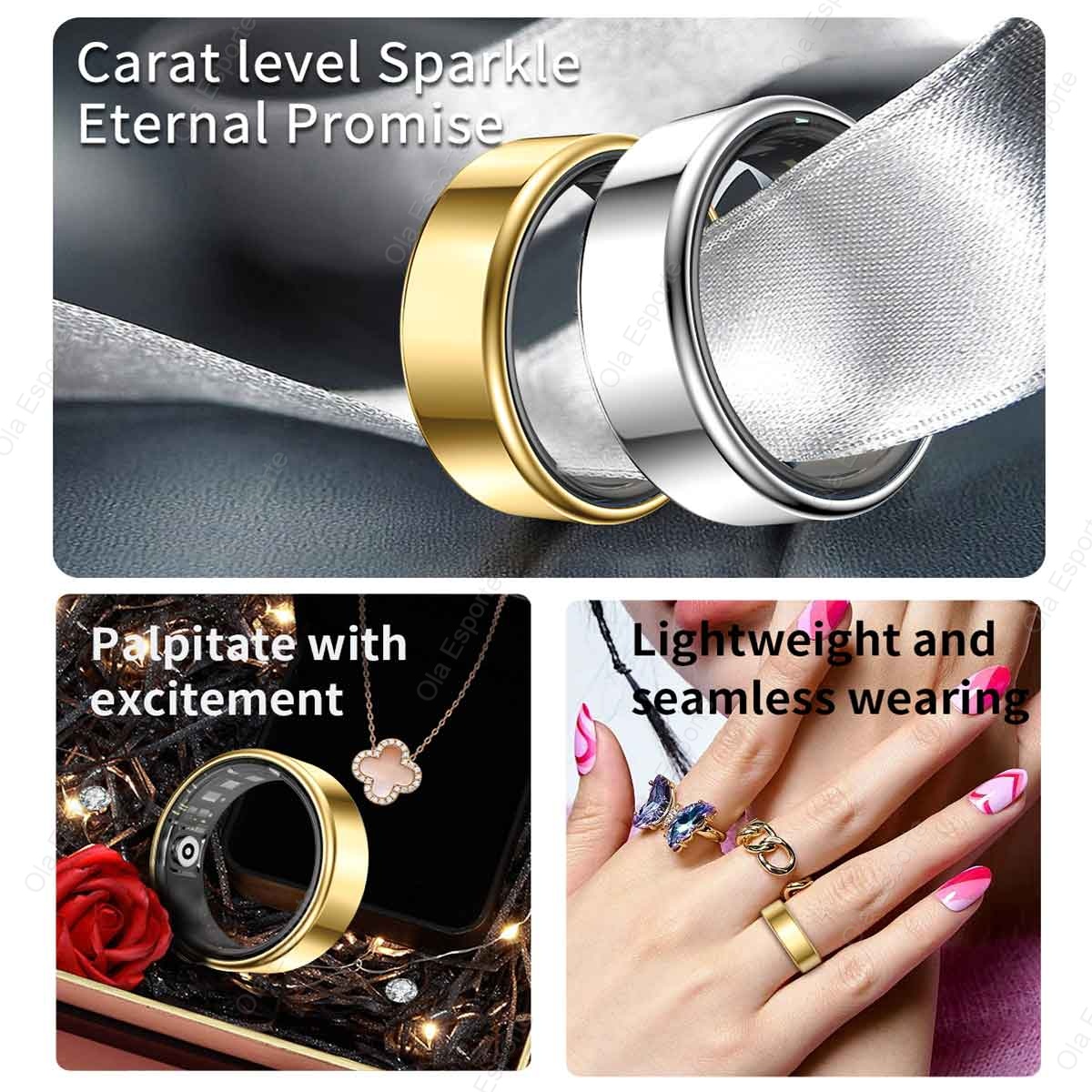Nuevo anillo inteligente multi - Smart Ring Health reseña y precio
